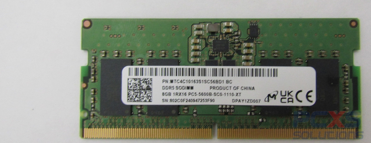 SODIMM 8GB DDR5 5600 1.1v - HP Genuine Replacement Spare Parts - N37792-001-HP