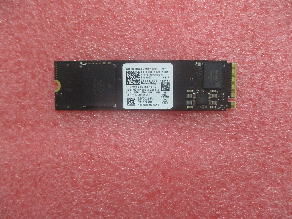 SPS-SSD 512GB M.2 2280 PM9B1 PCIe LOCK - HP Genuine Replacement Spare Parts - N61350-001-HP