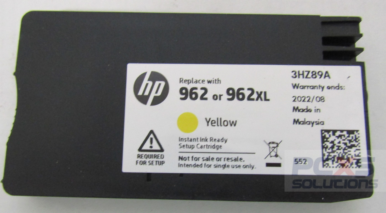 hp 962 Setup Yellow Instant Ink Rdy Crtg - 3HZ89A