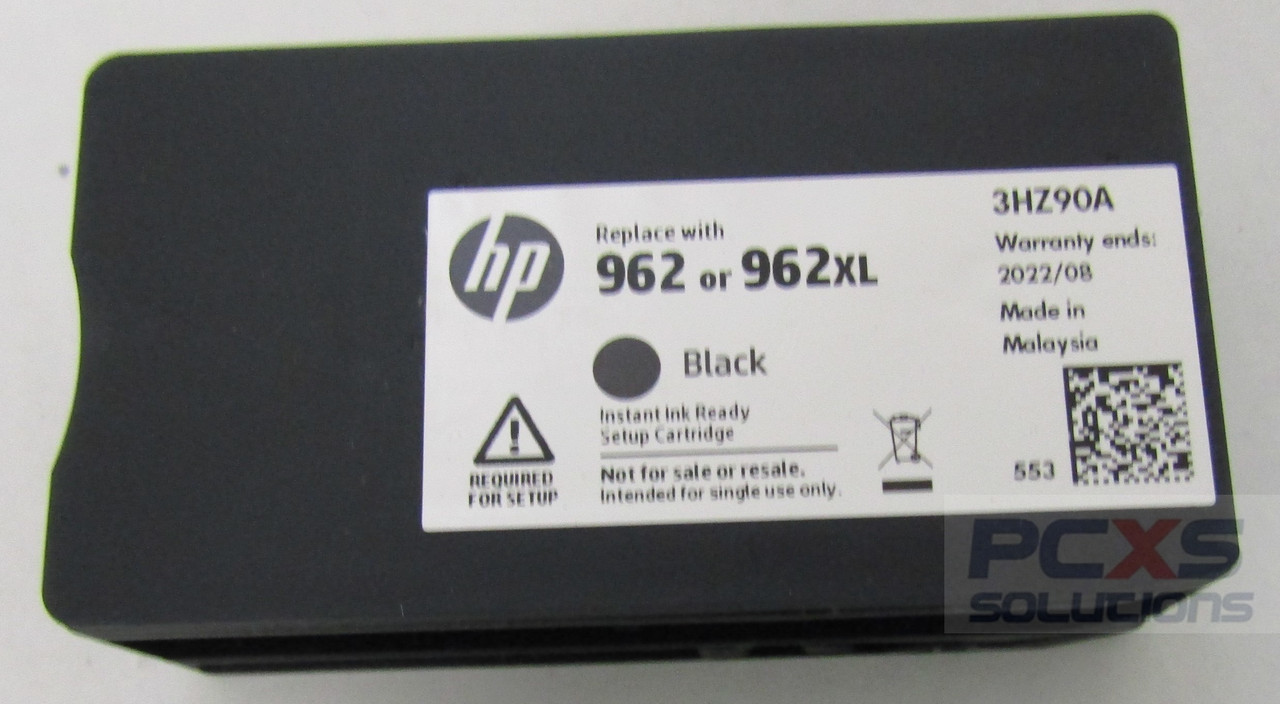 hp 962 Setup Black Instant Ink Rdy Crtg - 3HZ90A