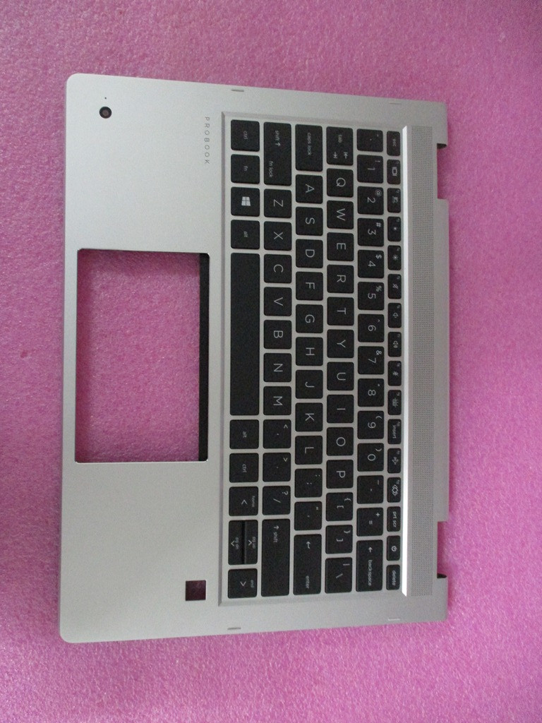 SPS-TOPCVR W/2CAM W/KB BL PVCY US - HP Genuine Replacement Spare Parts - M03447-001-HP