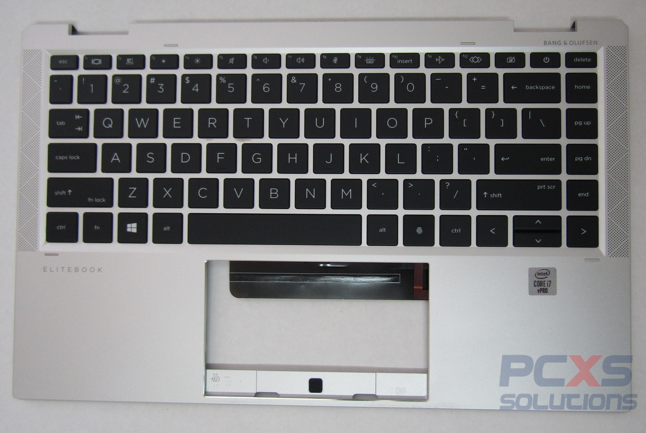 SPS-TOP CVR W/KB BL PVCY US - HP Genuine Replacement Spare Parts - M16931-001-HP