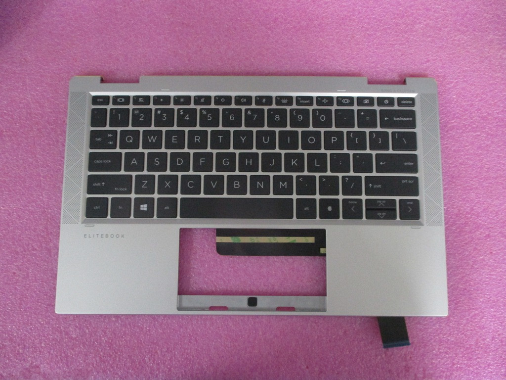 SPS-TOP COVER W/KB BL PVCY WWAN US - HP Genuine Replacement Spare Parts - M16982-001-HP