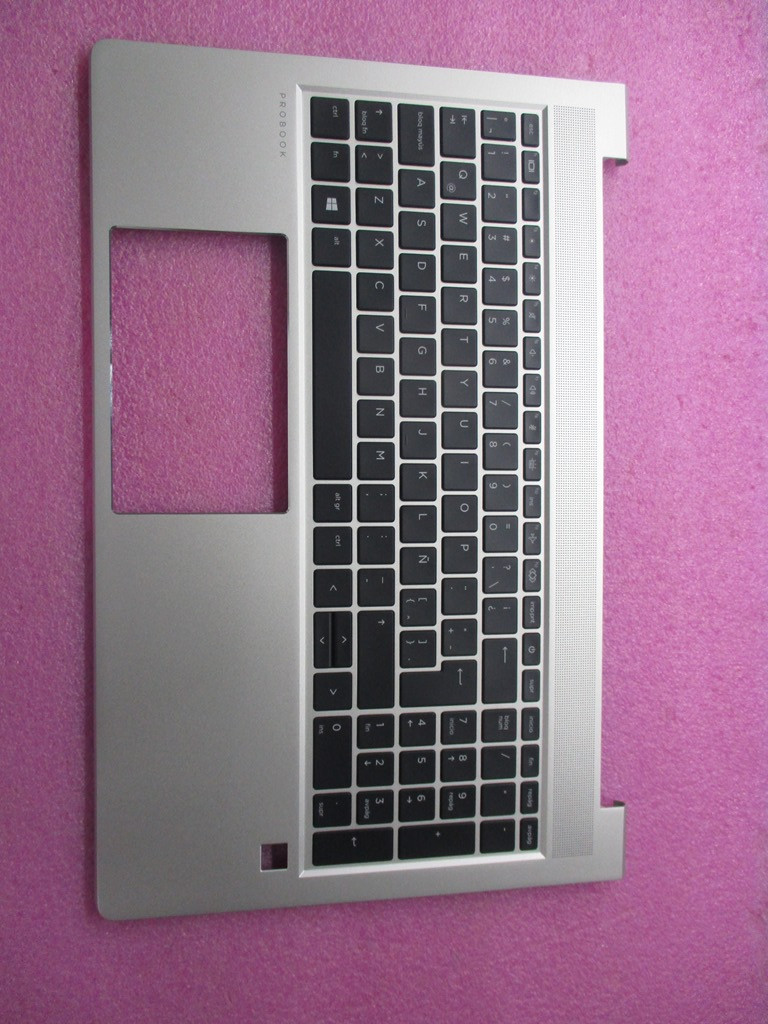 SPS-TOP COVER W/KB fTBT BL LTNA - HP Genuine Replacement Spare Parts - M49545-161-HP