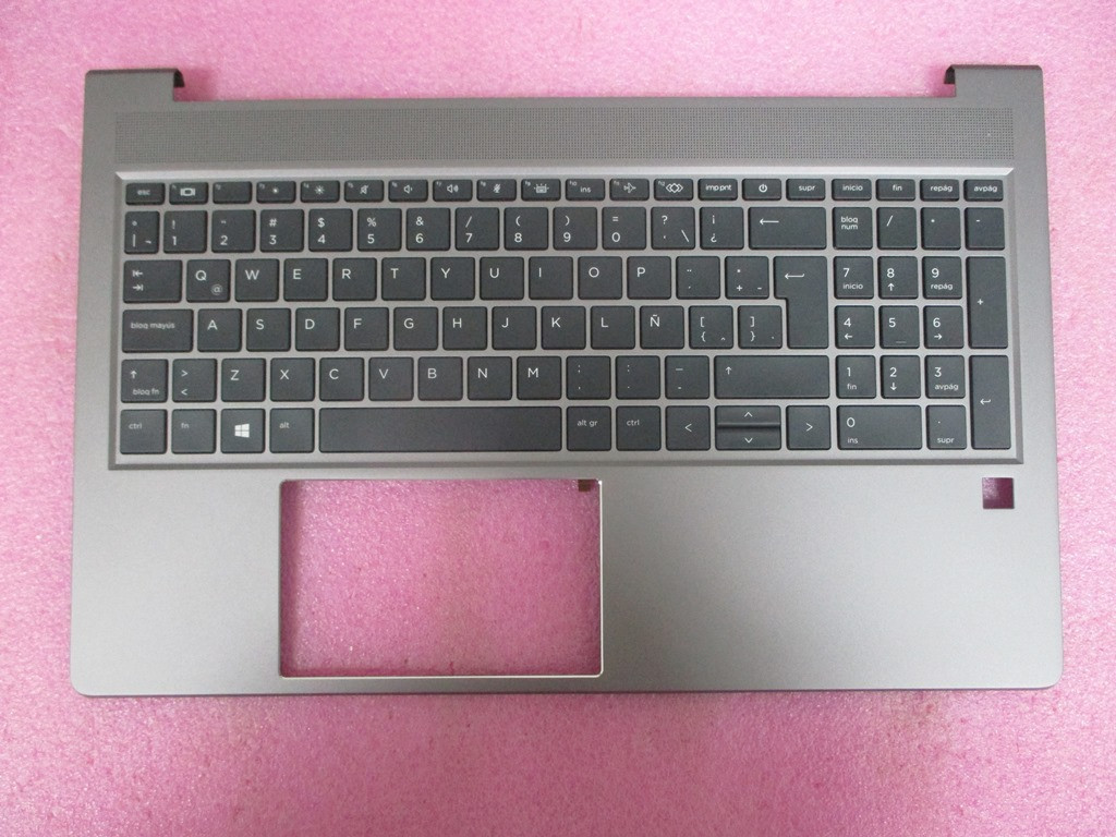 SPS-TOPCVR W/KB CP BL UMA LTNA - HP Genuine Replacement Spare Parts - M99645-161-HP