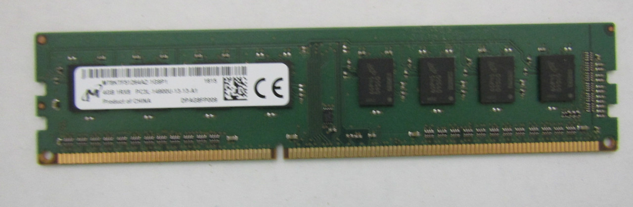 micron 4GB DDR3-1866 PC3L-14900U 1Rx8 NON ECC DIMM - MT8KTF51264AZ-1G9P1