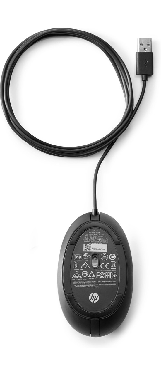 HP WIRED DESKTOP 320M MOUSE - OPTICAL - 1200 DPI - BUTTONS QTY: 3 - WIRED USB TY-3