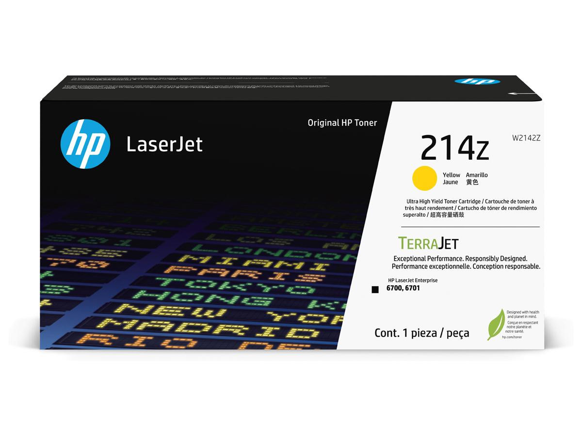 HP 214Z (W2142Z) YELLOW ORIGINAL LASERJET TONER-1
