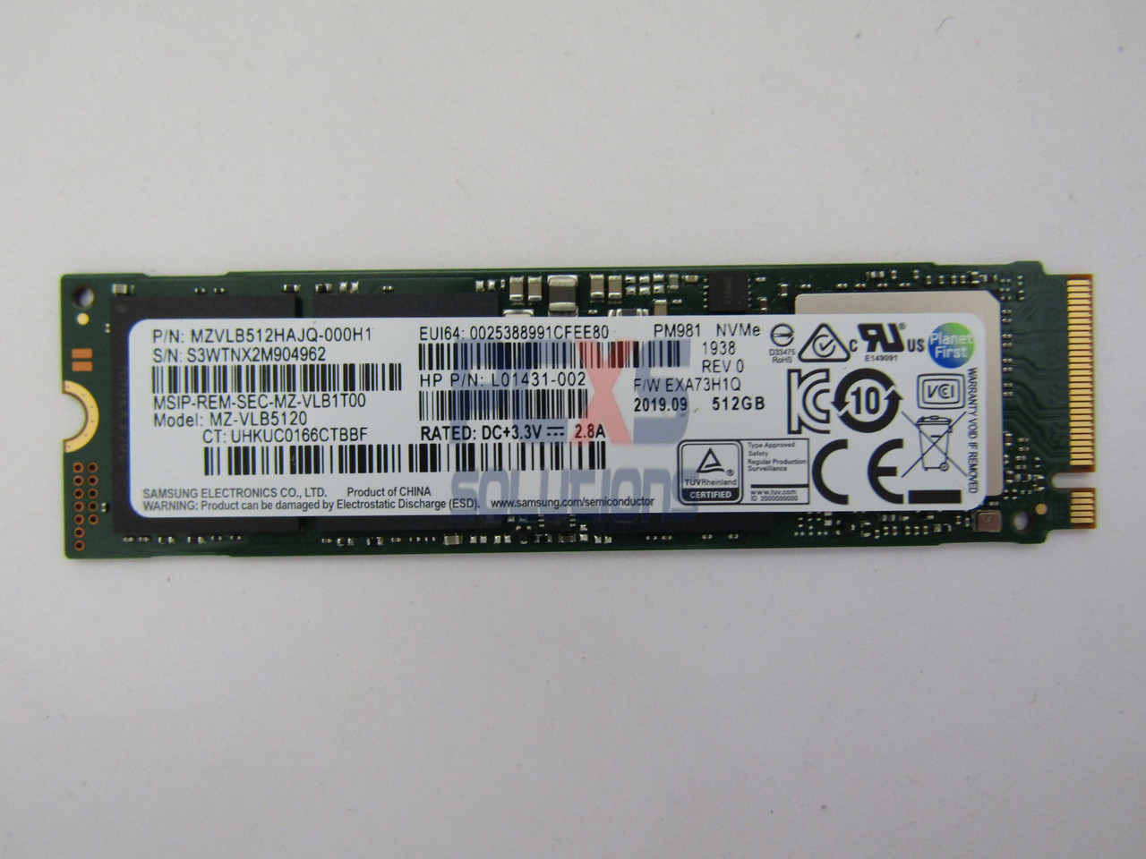 hp SPS-SSD 512GB-395853-MORGAN STAN-LOCKED - L81573-001