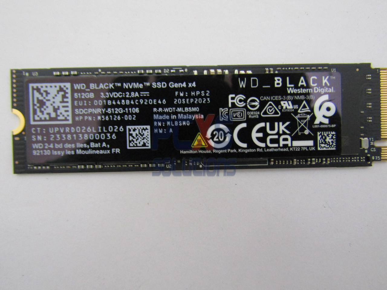 hp SPS-SSD WD Black 512G 2280 PCIe,Orisa - M22286-001