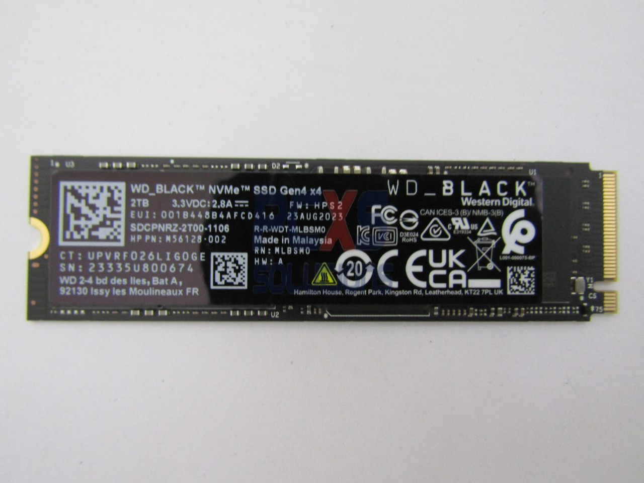 hp SPS-SSD WD Black 2T 2280 PCIe TLC,Orisa - M22290-001