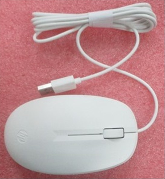 SPS-MOUSE HP 125C White Wired NP2 - HP Genuine Replacement Spare Parts - P23168-001-HP