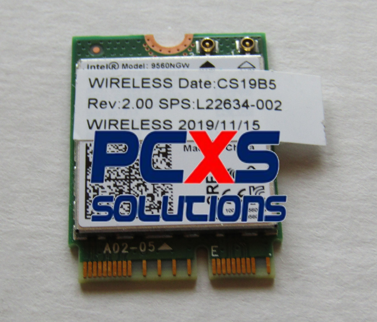 HP Intel AX201 Wi-Fi 6 (802.11ax) + Bluetooth 5.0 WLAN Module, M.2 2230, 2x2 - HP Genuine Replacement Spare Parts - L22634-002-HP
