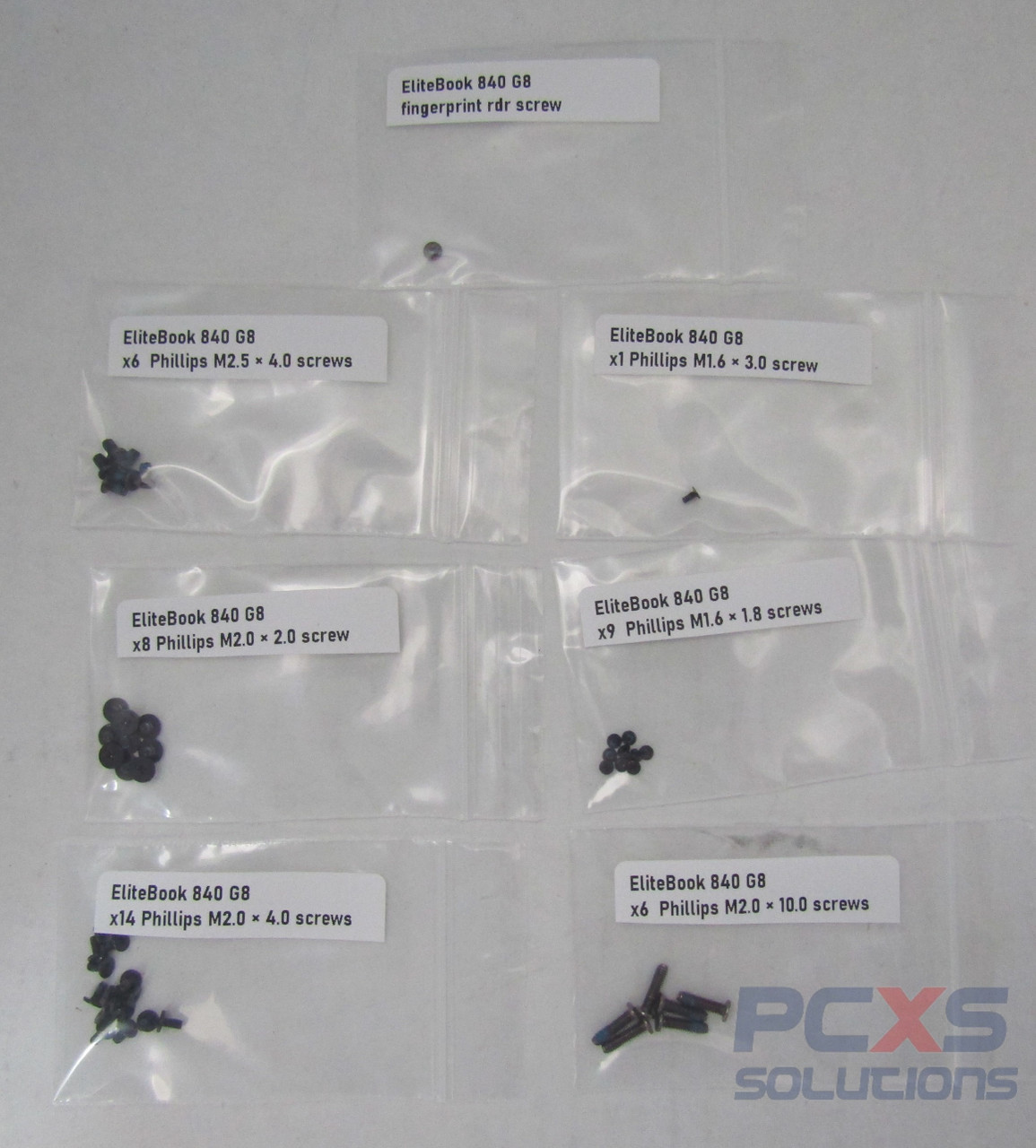 HP Screw Kit compatible with EliteBook 840 G7, EliteBook 845 G7, ZBook Firefly 14 G7 - HP Genuine Replacement Spare Parts - M07205-001-HP