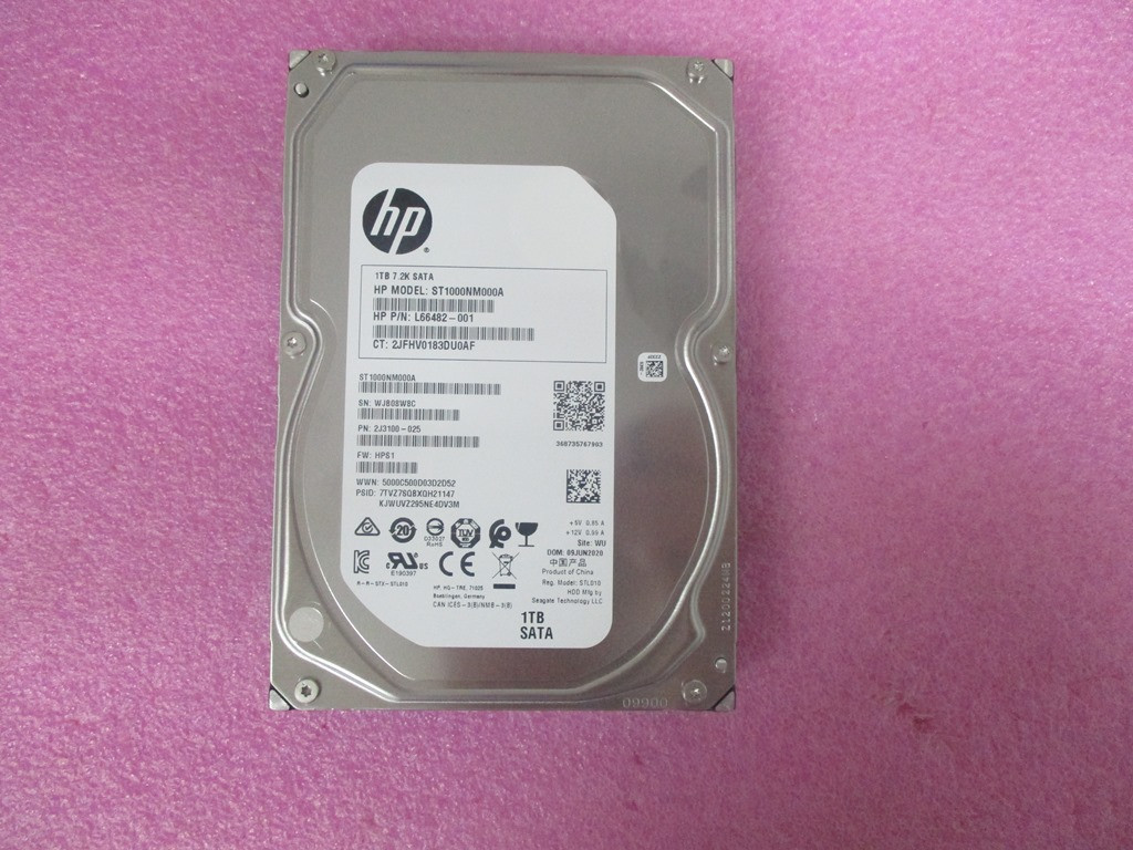 SKO-HDD SATA 1TB 7200RPM 3.5in RAW - HP Genuine Replacement Spare Parts - M09832-001-HP
