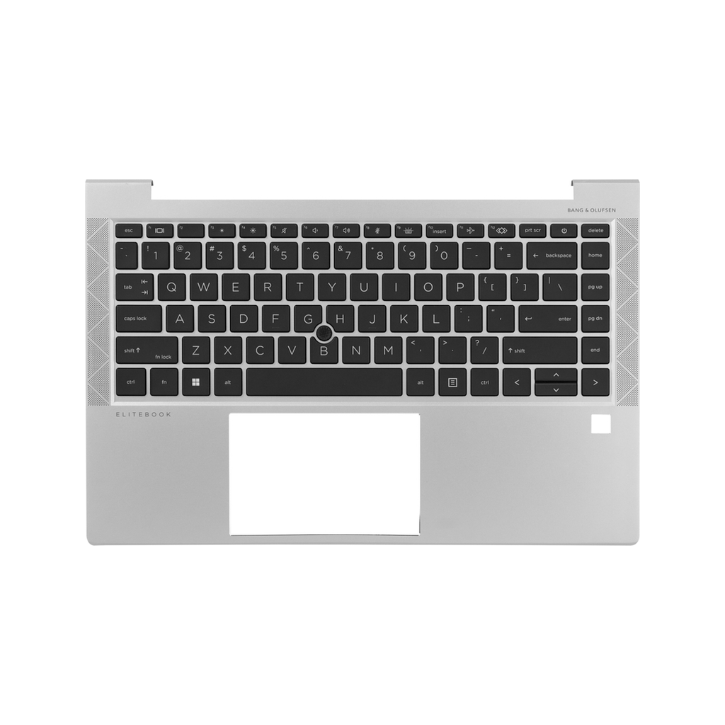 HP Top Cover with Backlit Keyboard including Chrome Palmrest and Point Stick - HP Genuine Replacement Spare Parts - M36312-001-HP