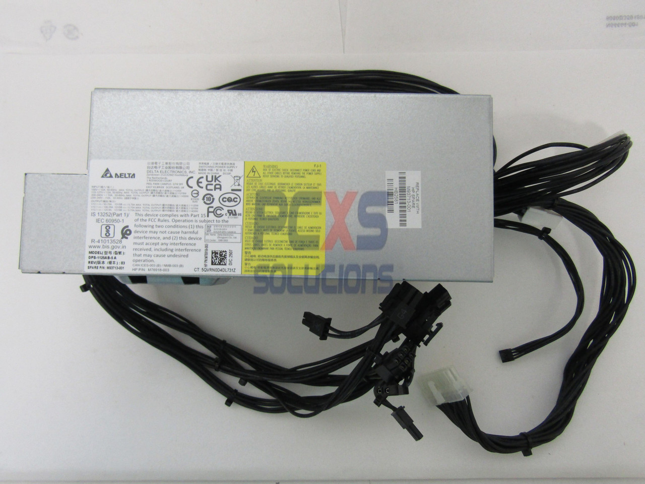 HP 1125W Power Supply Unit EPA90 Gold Certified - HP Genuine Replacement Spare Parts - M93713-001-HP