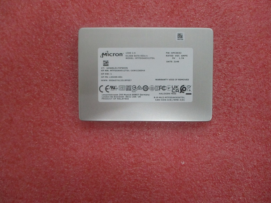SPS-SSD Phison 512GB GEHC-LOCKED - HP Genuine Replacement Spare Parts - N27195-001-HP