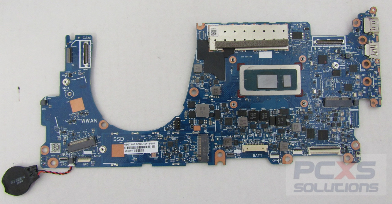 HP System Board with Intel Core i7-1355U, 16GB RAM (UMA), compatible with HP Elite x360 830 G10 - HP Genuine Replacement Spare Parts - N45416-601-HP