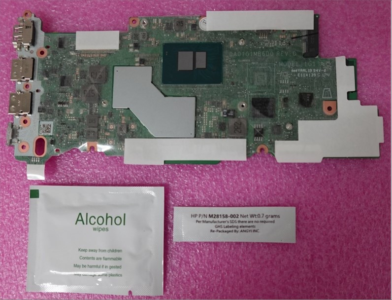 HP System Board with Intel N150, 8GB RAM, 128GB eMMC (UMA) compatible with HP 14 G1i - HP Genuine Replacement Spare Parts - P23914-001-HP