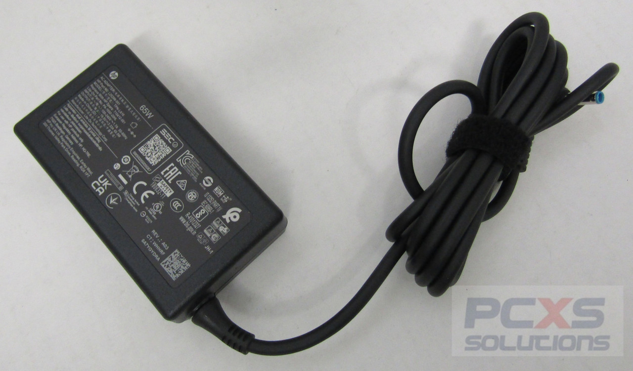 HP Smart AC power adapter (65 watt) - 4.5mm  - 710412-001