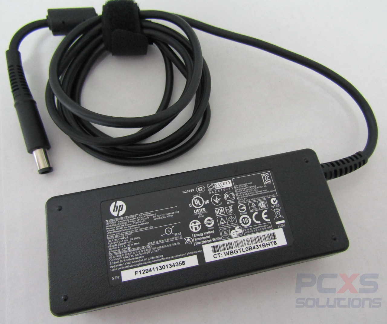 bevægelse detail Ud HP 90W 110-240VAC,50/60Hz 19V AC Adapter - 613153-001