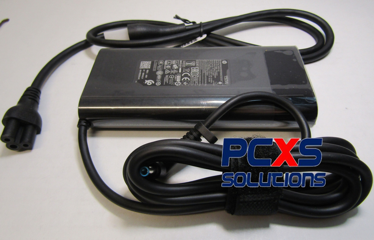 HP 150W Smart AC Power Adapter with 4.5mm Connector and Power Factor Correction (PFC)  - HP Genuine Replacement Spare Parts - L32661-001-HP