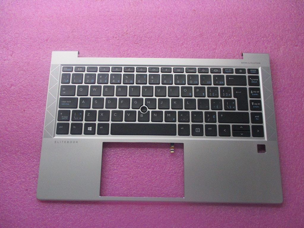 HP Top Cover with Backlit Keyboard, Chrome Palmrest and Pointing Stick - HP Genuine Replacement Spare Parts - M36312-DB1-HP