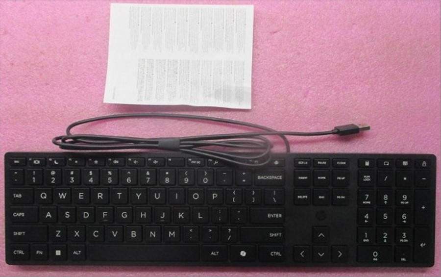 SPS-KBD HP Halley USB DIB C US - HP Genuine Replacement Spare Parts - P10674-001-HP