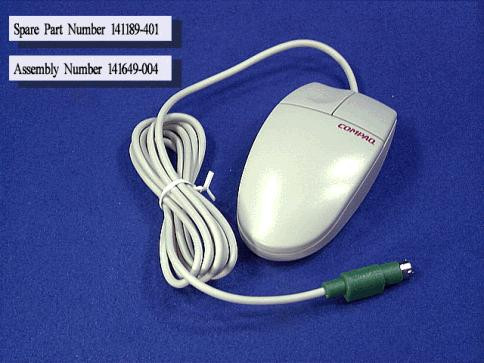 SPS-MOUSE,2 BUTTON,BG - HP Genuine Replacement Spare Parts - 141189-401-HP