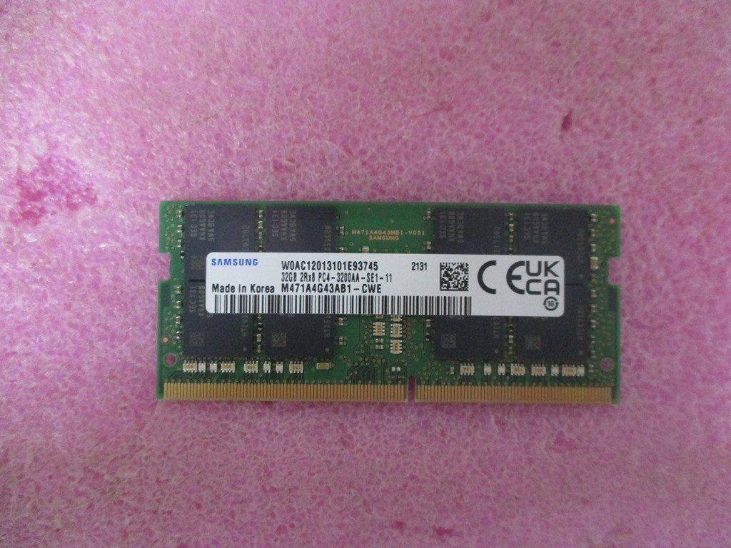 SKO-SODIMM 32GB DDR4 3200 1.2v NECC - HP Genuine Replacement Spare Parts - M14369-001-HP
