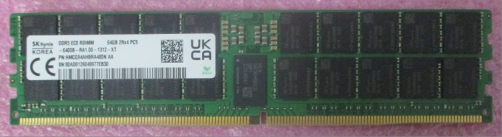 SKO-RDIMM 64GB DDR5 6400 ECC NMIC - HP Genuine Replacement Spare Parts - P75309-001-HP