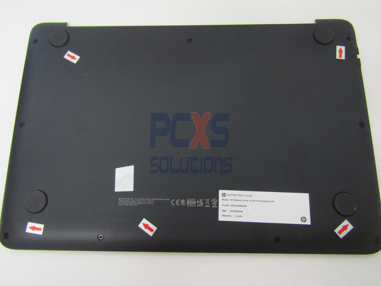 hp BASE ENCLOSURE JET BLACK HP ProBook Fortis 14 G10 used pull - N14831-001-B