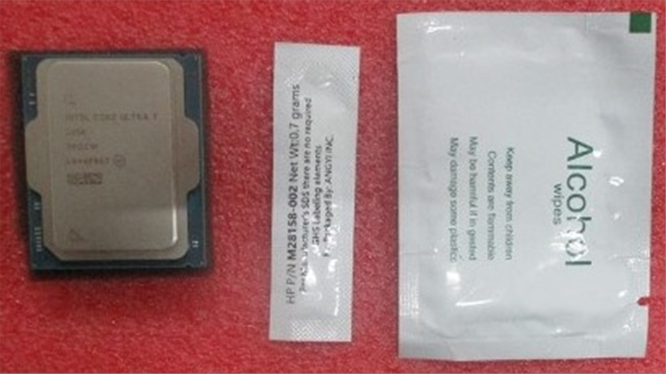 SKO-CPU INT Ultra7 265K vPro 5.5G20C125W - HP Genuine Replacement Spare Parts - P20263-003-HP