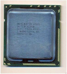 Intel Xeon X5675 Six-Core 64-bit processor - 3.06GHz (Westmere-EP, 12MB Level-3 cache, Intel QuickPath Interconnect (QPI) speed 6.4 GT/s, 95 watt Thermal Design Power (TDP), FCLGA 1366 socket) - HPE Genuine Replacement Spare Parts - 638134-001-HPE