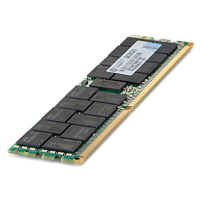 4GB, 1600MHz, PC3-12800R-11, DDR3, Single-Rank x4, 1.50V, registered dual in-line memory module (DIMM) - Supported use with E5-2600 v2 series processors - HPE Genuine Replacement Spare Parts - 664689-001-HPE