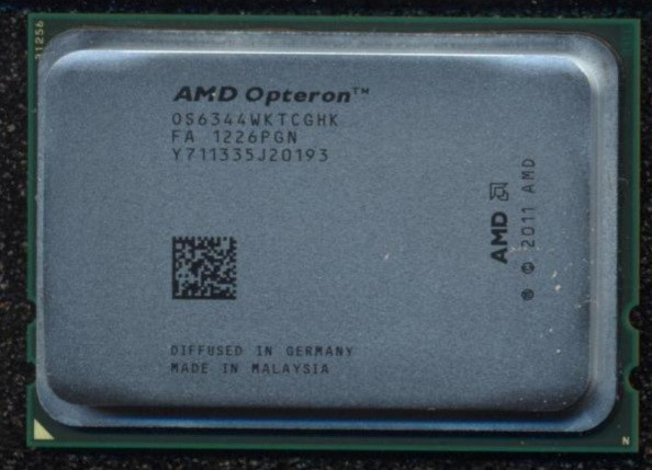 AMD Opteron 6344 Twelve-Core B2 processor - 2.6GHz (Abu Dhabi, 16MB Level-3 cache, 3.2GHz HyperTransport (HT), 115 watt Thermal Design Power (TDP), socket G34) - HPE Genuine Replacement Spare Parts - 705221-001-HPE
