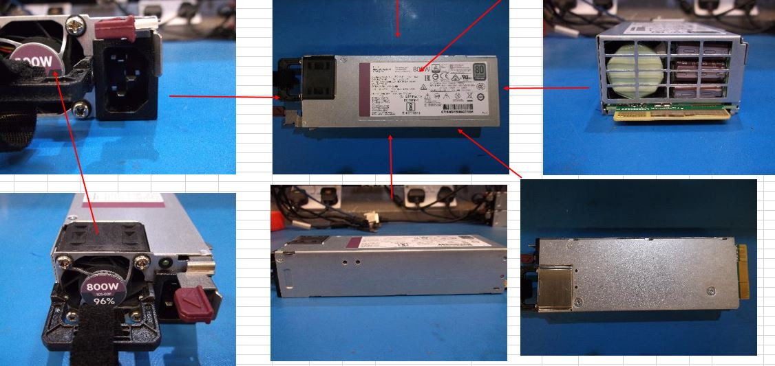 800 watt Flexible Slot Titanium hot-plug low Halogen power supply - 200 - 240V AC power input - 96% efficiency- Mixing of power supplies in the same server is not supported, must be the same spa - HPE Genuine Replacement Spare Parts - 866793-001-HPE