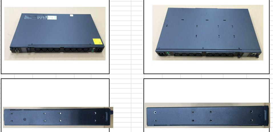 Power Distribution Units (PDU) 3.6kVA 100-240V 12ot WW Metered 1U - HPE Genuine Replacement Spare Parts - 870290-001-HPE