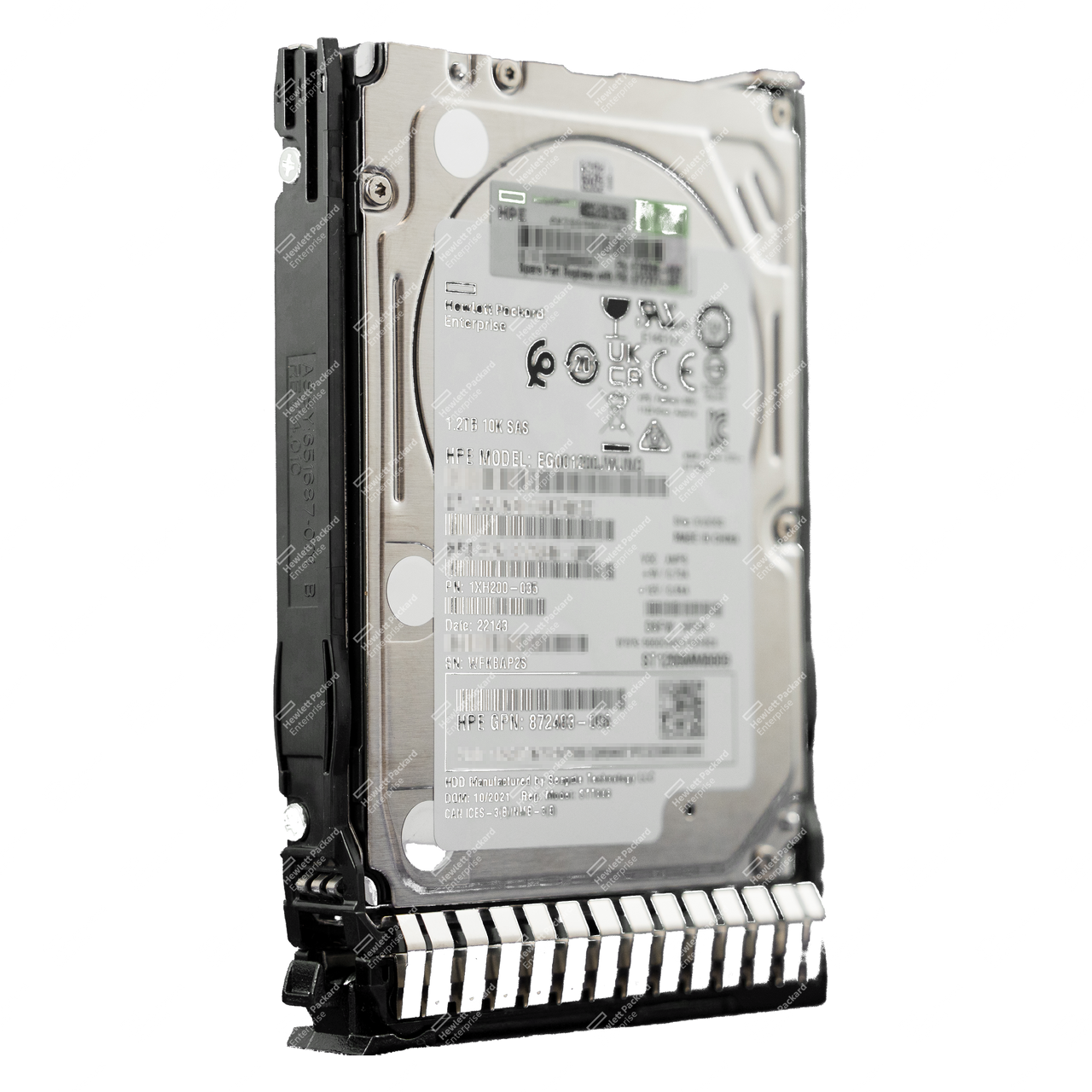 600GB SAS hard drive - 12 Gb/s interface, 10,000 RPM, 2.5-inch small form factor (SFF), smart carrier (SC), digitally signed firmware ; - HPE Genuine Replacement Spare Parts - 872736-001-HPE
