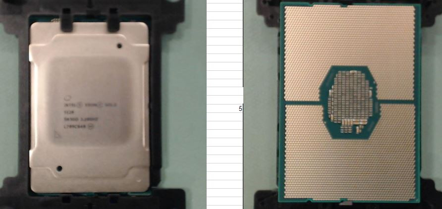 Intel Xeon Gold 5120 Fourteen-Core 64-bit processor - 2.20GHz (Skylake) 19.25MB Level-3 cache, 105 watt thermal design power (TDP), socket FCLGA3647 - HPE Genuine Replacement Spare Parts - 875718-001-HPE