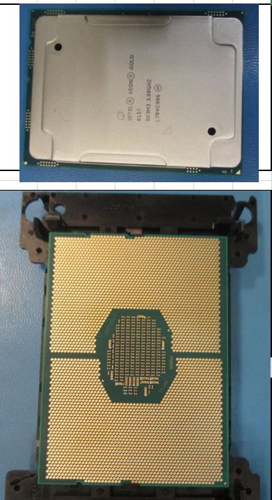 Intel Xeon Gold 6137 eight-core 64-bit processor - 3.9 GHz (Skylake) 205 W Thermal Design Power (TDP), socket FCLGA3647 - HPE Genuine Replacement Spare Parts - 882008-001-HPE