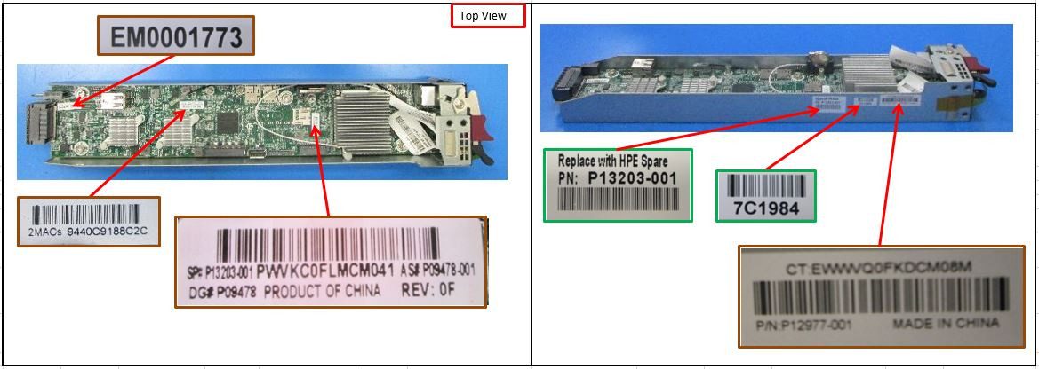 Management Module/Mechanical part - HPE Genuine Replacement Spare Parts - P13203-001-HPE