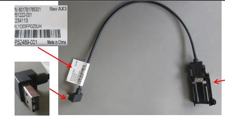SPS-USBextendcable,AP4100G11 - HPE Genuine Replacement Spare Parts - P52489-001-HPE