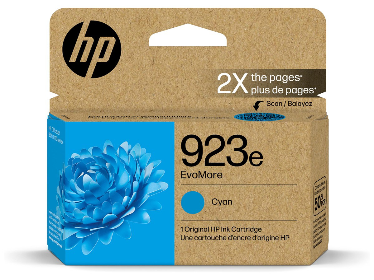 HP 923E EvoMore Cyan Original Ink Cartridge-1