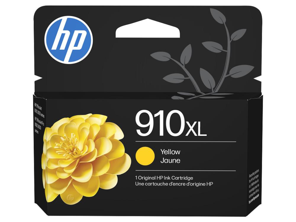 HP 910XL YELLOW ORIGINAL INK CRTG-1