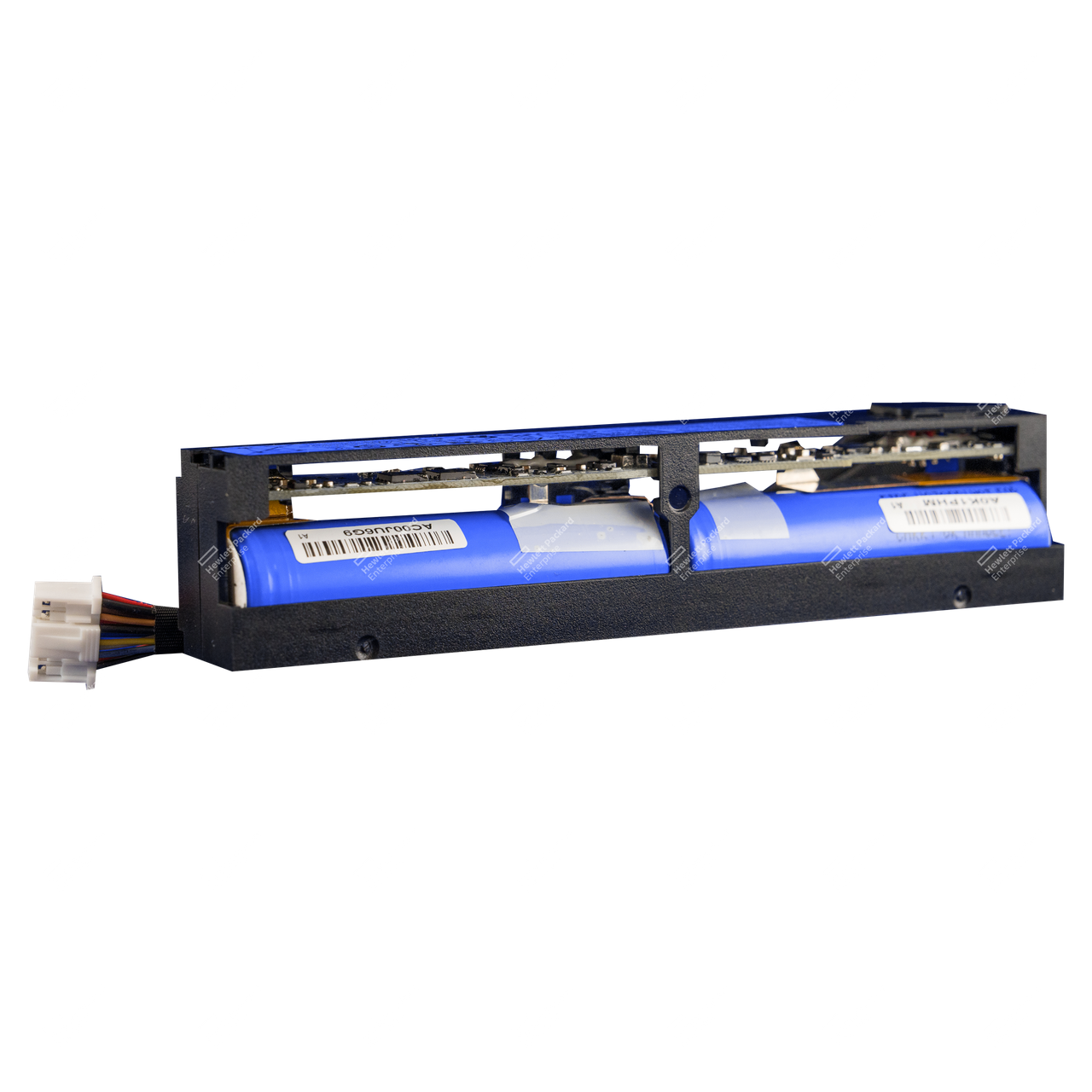 96 W Smart Storage Battery - One battery pack provides Flash Back Write Cache (FBWC) for all the drive controllers in the server - Connects to the system I/O board, 145 mm (5.7-inch) long cable  - HPE Genuine Replacement Spare Parts - 878643-001-HPE