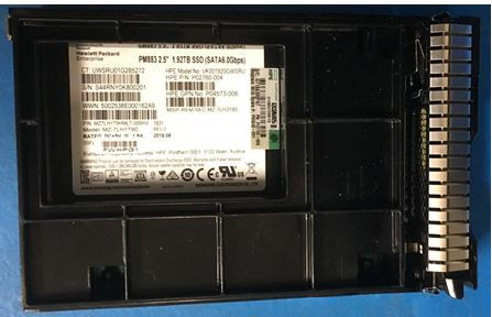 1.92TB SATA Solid State Drive (SSD) - 3.5-inch large form factor (LFF), Read Intensive (RI), smart LFF to SFF tray (SCC), Digitally Signed Firmware (DS) - HPE Genuine Replacement Spare Parts - P09848-001-HPE