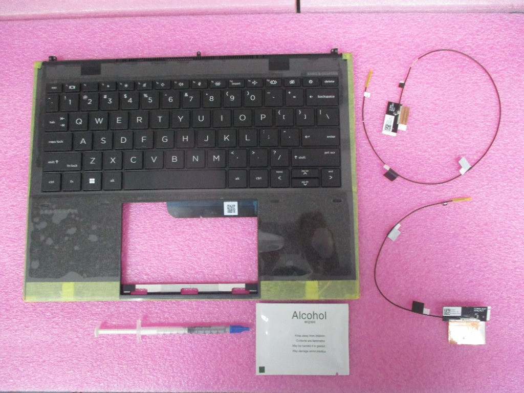 SPS-TOP COVER W/KB CP BL SR US - HP Genuine Replacement Spare Parts - N22553-001-HP