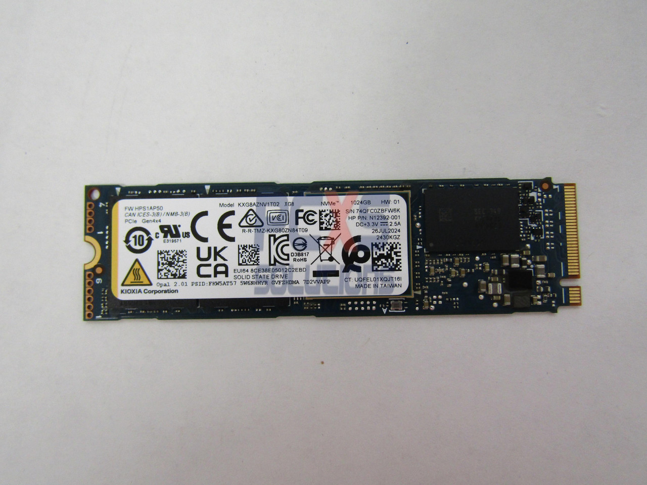 hp HP 1TB M.2 2280 SSD, PCIe Gen4x4 ZBook Studio 16 inch G9 - N12392-001